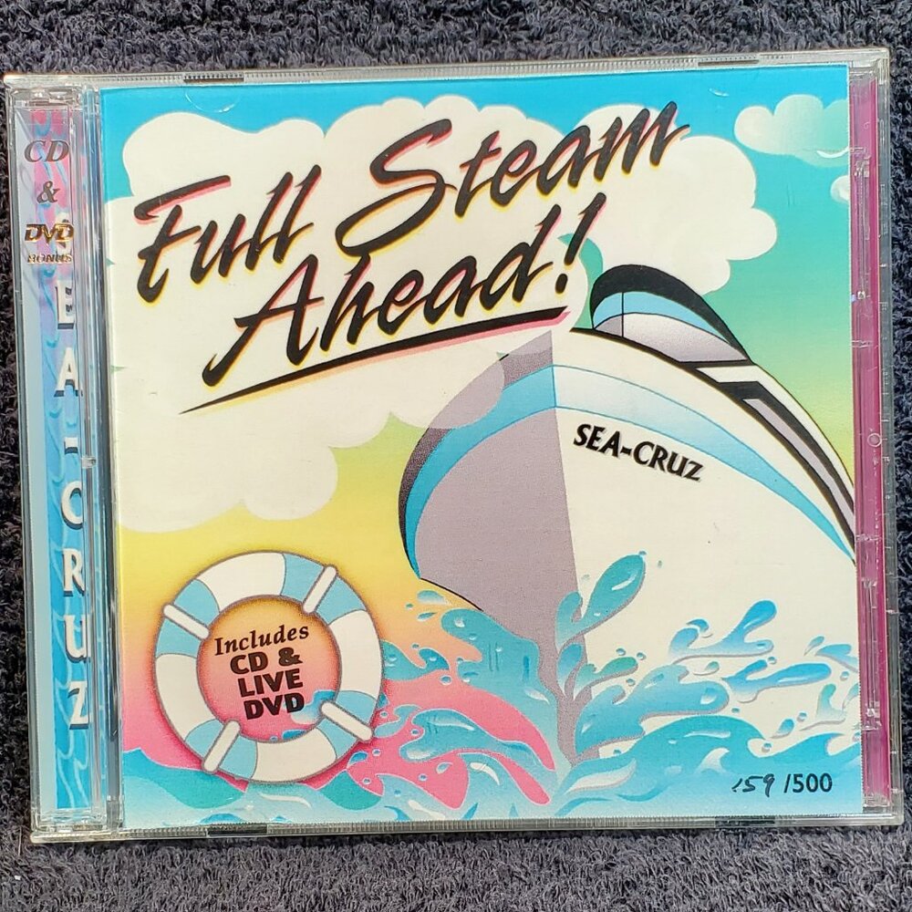 VINTAGE SEA-CRUZ...FULL STEAM AHEAD...COMPACT DISC & DVD LIMITED EDITION OF 500